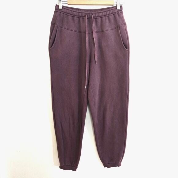 Madewell MWL Betterterry Jogger Sweatpants Manor Purple Size S - Picture 2 of 10